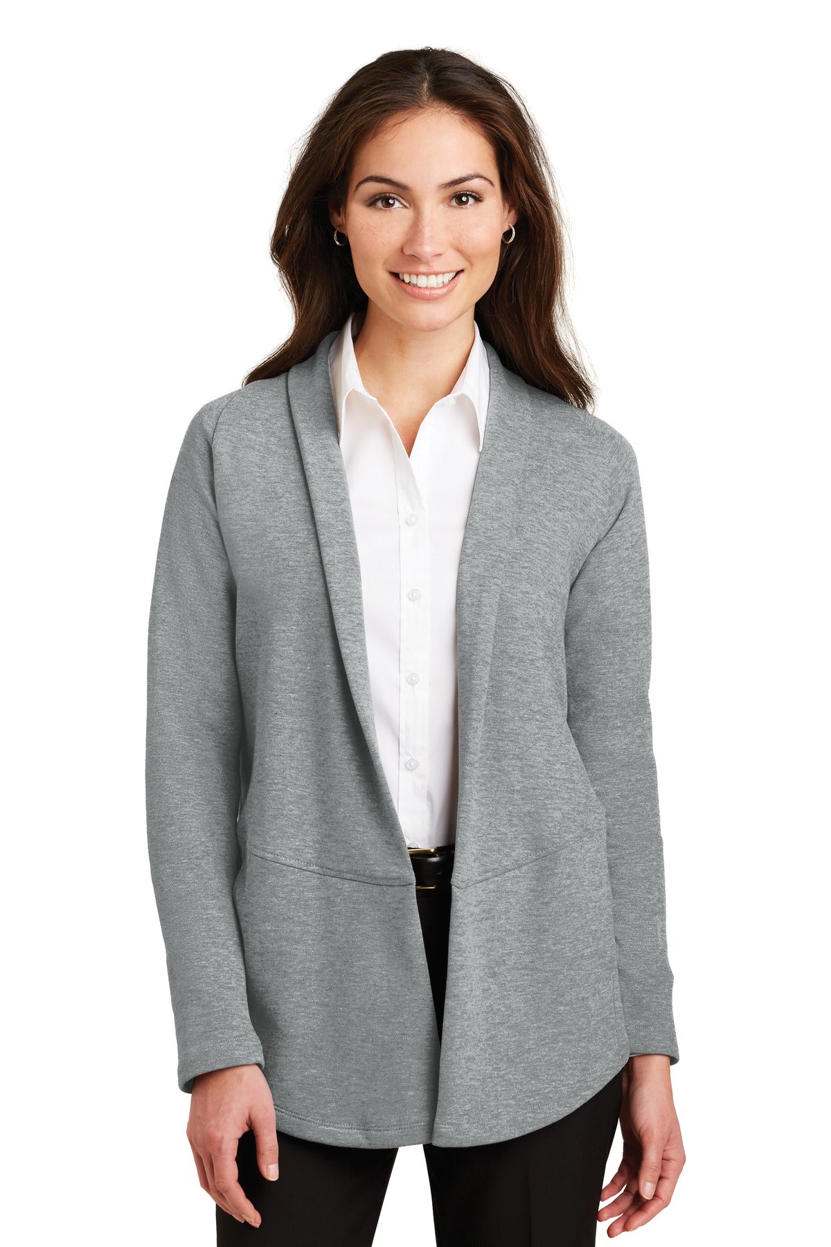 Port Authority® Women's Interlock Cardigan. L807 – SanMar Sports