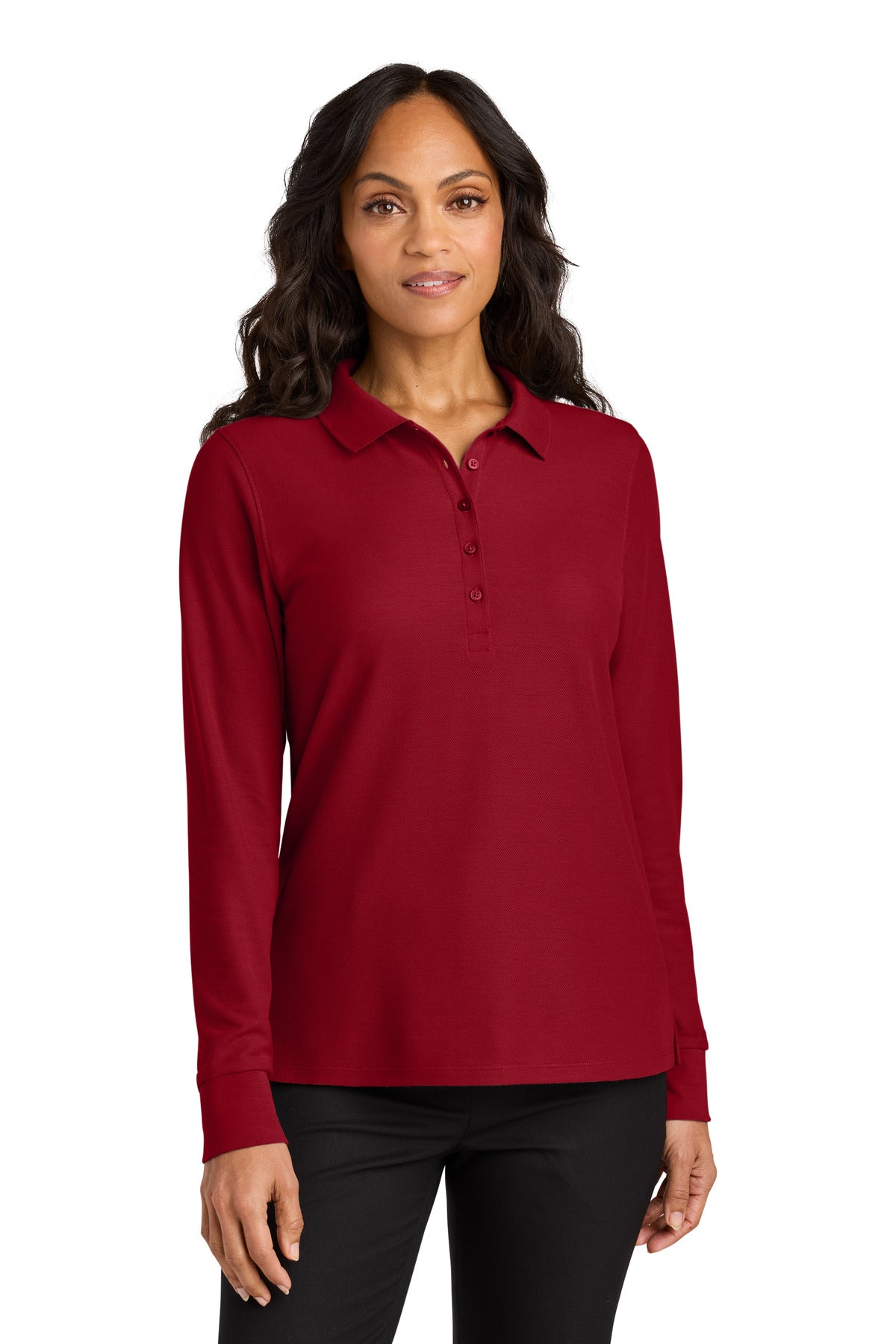 Port Authority® Women's Wearever Signature Pique Long Sleeve Polo LK200LS