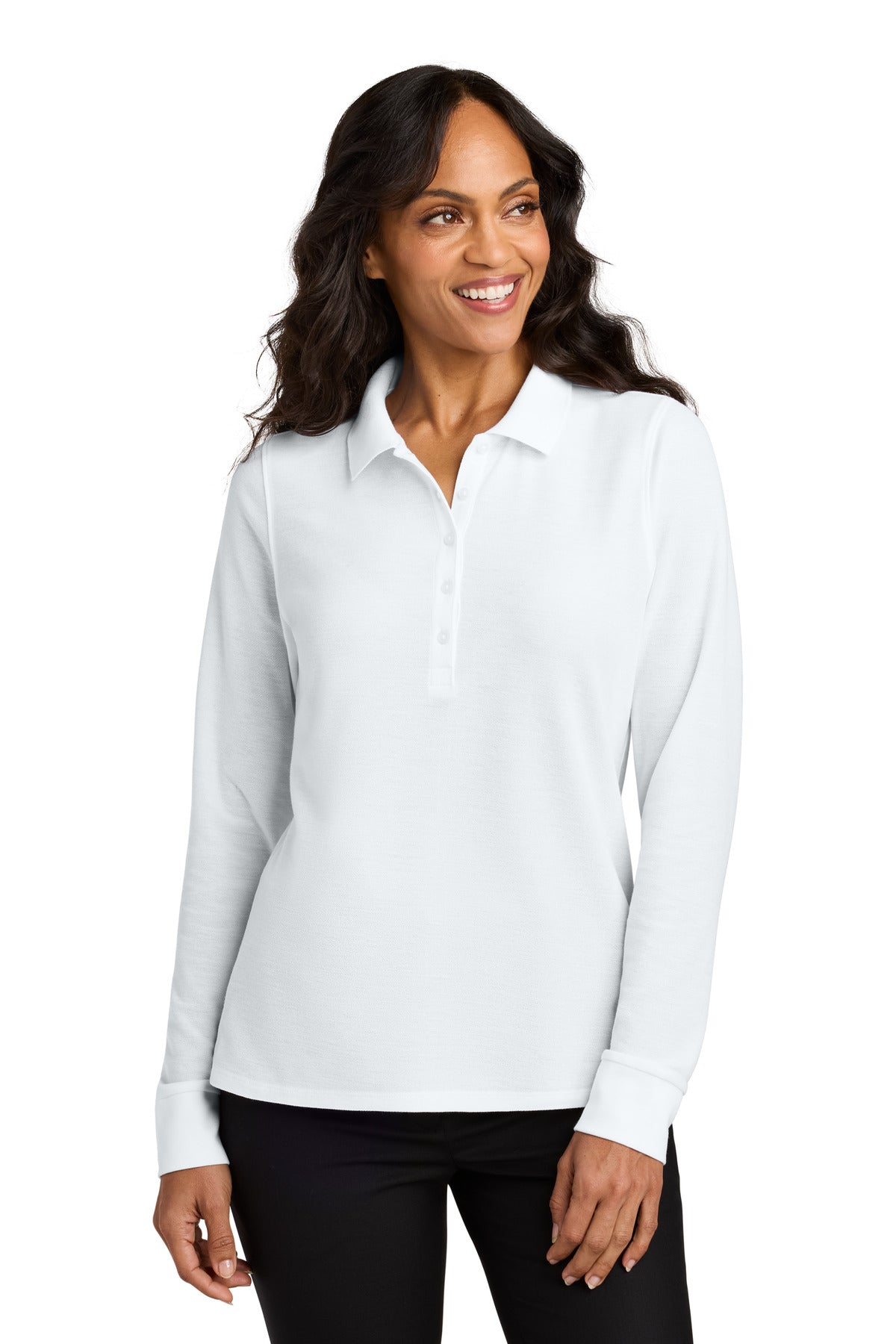 Port Authority® Women's Wearever Signature Pique Long Sleeve Polo LK200LS