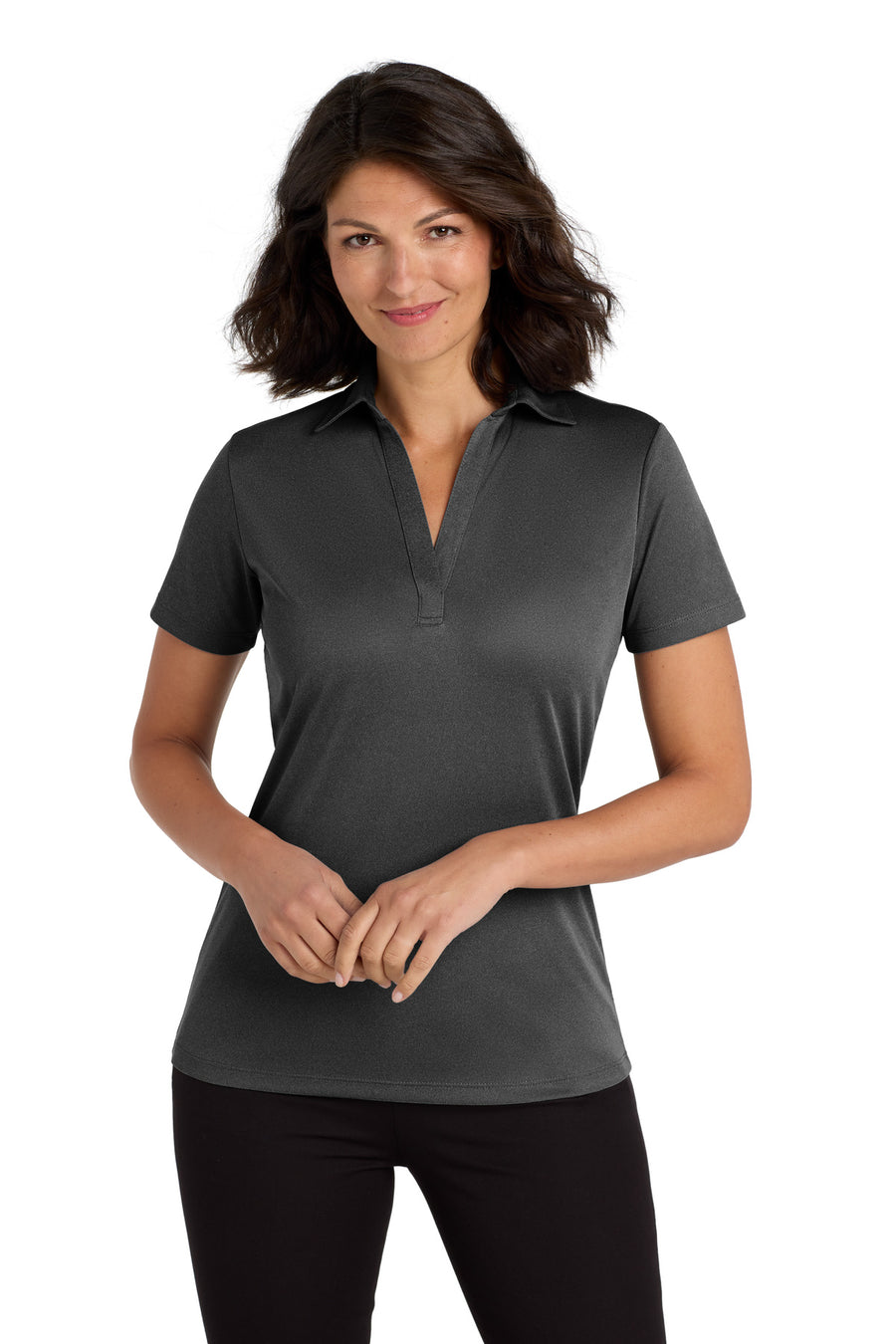 Port Authority ® Women's Heathered Silk Touch ® Performance Polo. LK542