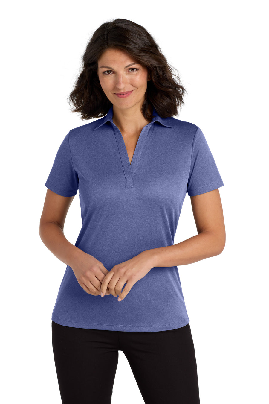 Port Authority ® Women's Heathered Silk Touch ® Performance Polo. LK542