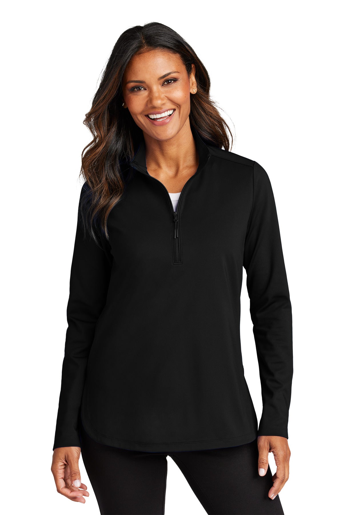 Navy Blue Knit Sweater SUBARU Port Authority Ladies C-FREE Double