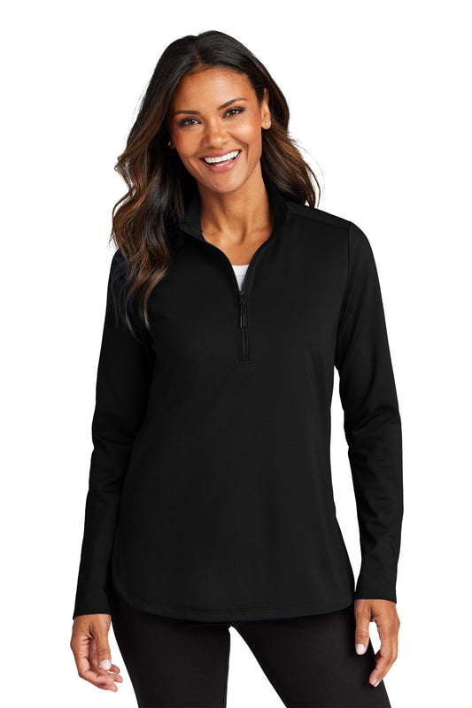 Port Authority® Women's C-FREE® Double Knit 1/4-Zip LK880