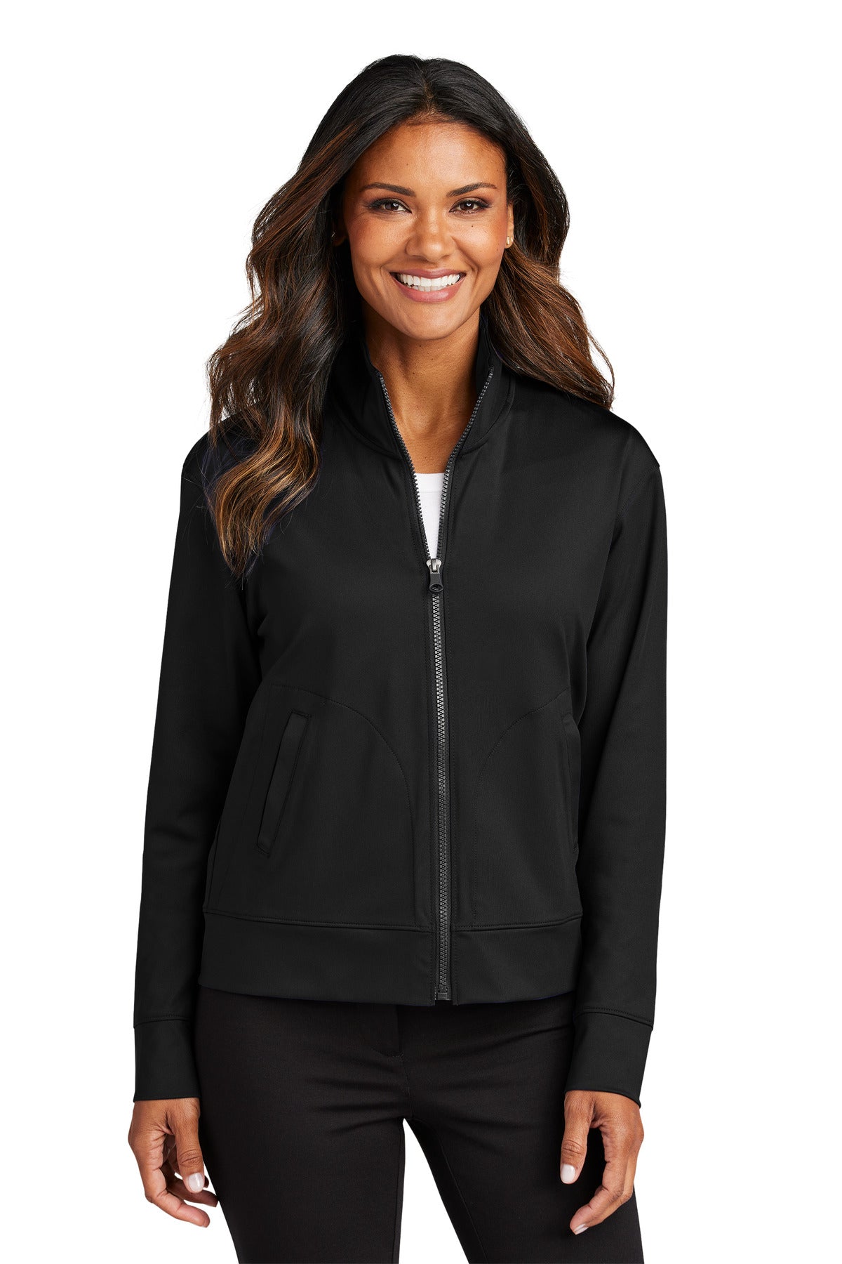 Port Authority® Women's C-FREE® Double Knit Full-Zip LK881