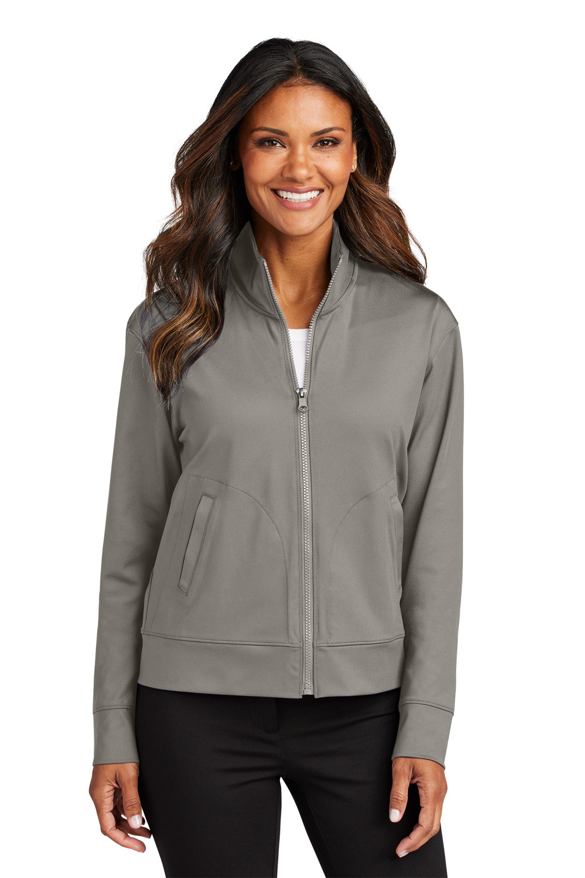 Port Authority® Women's C-FREE® Double Knit Full-Zip LK881