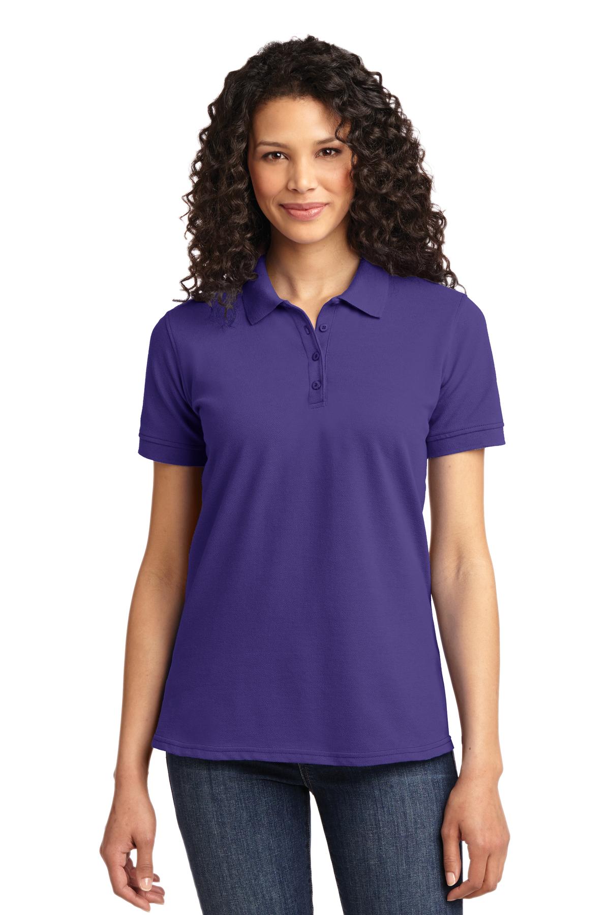 Port & Co™ Women's Core Blend Pique Polo. LKP155