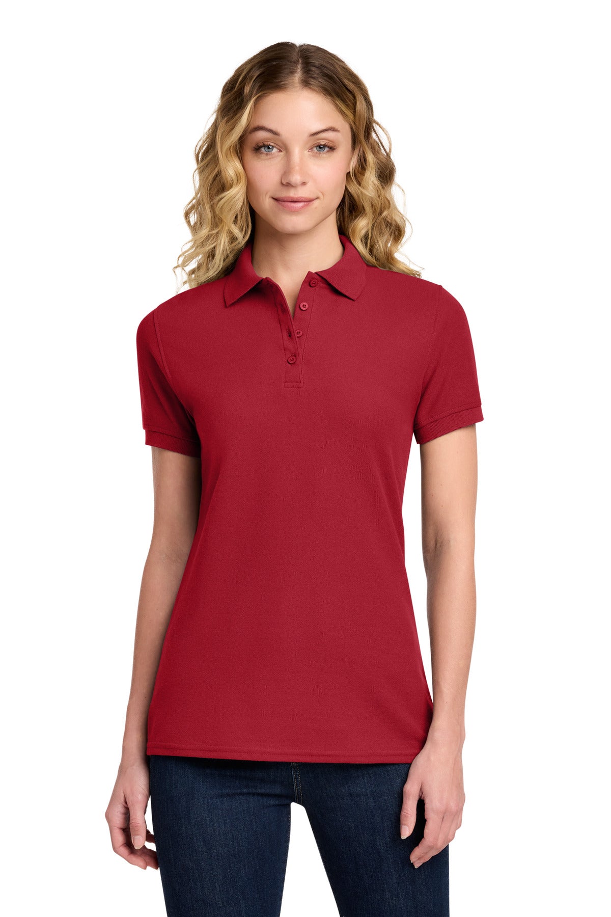 Port & Co™ Women's Core Blend Pique Polo. LKP155