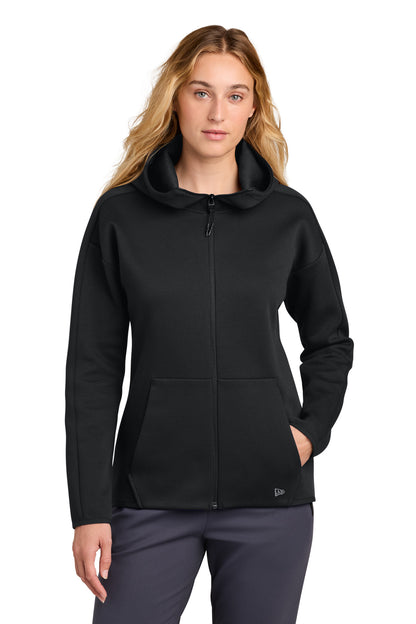 New Era® Women's Double Back Full-Zip Hoodie LNEA566