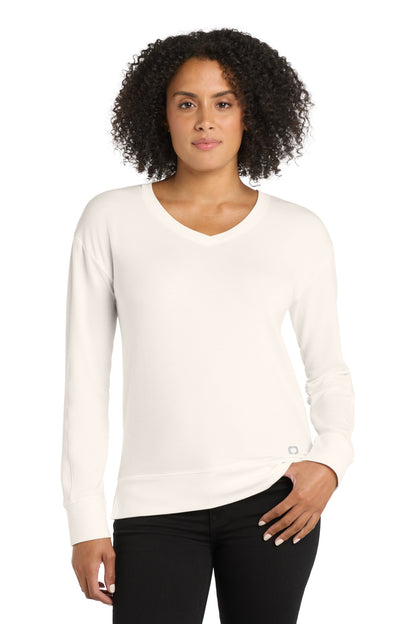OGIO® Women's Luuma Flex Long Sleeve V-Neck LOG825