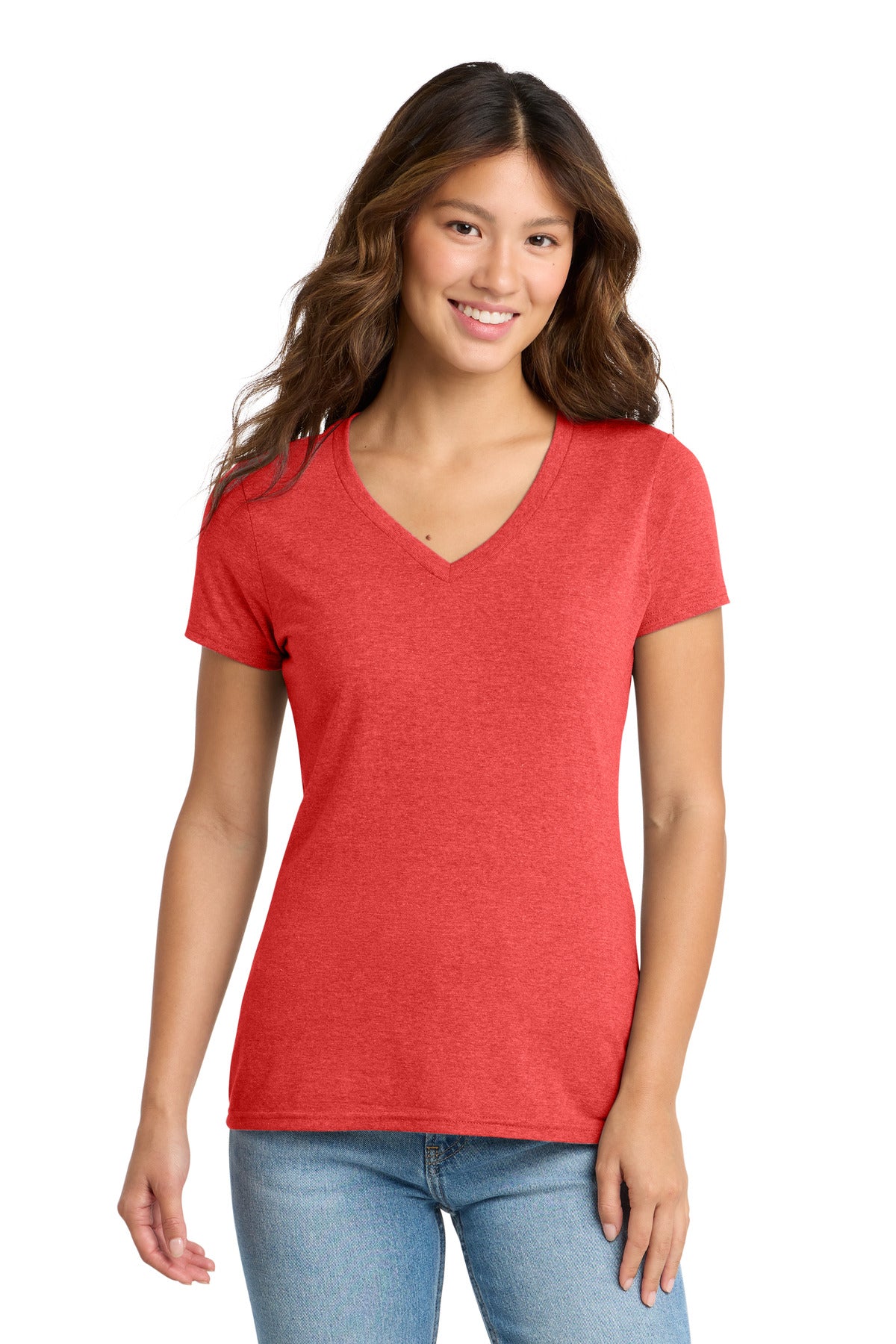 Port & Co™ Women's Tri-Blend V-Neck Tee. LPC330V