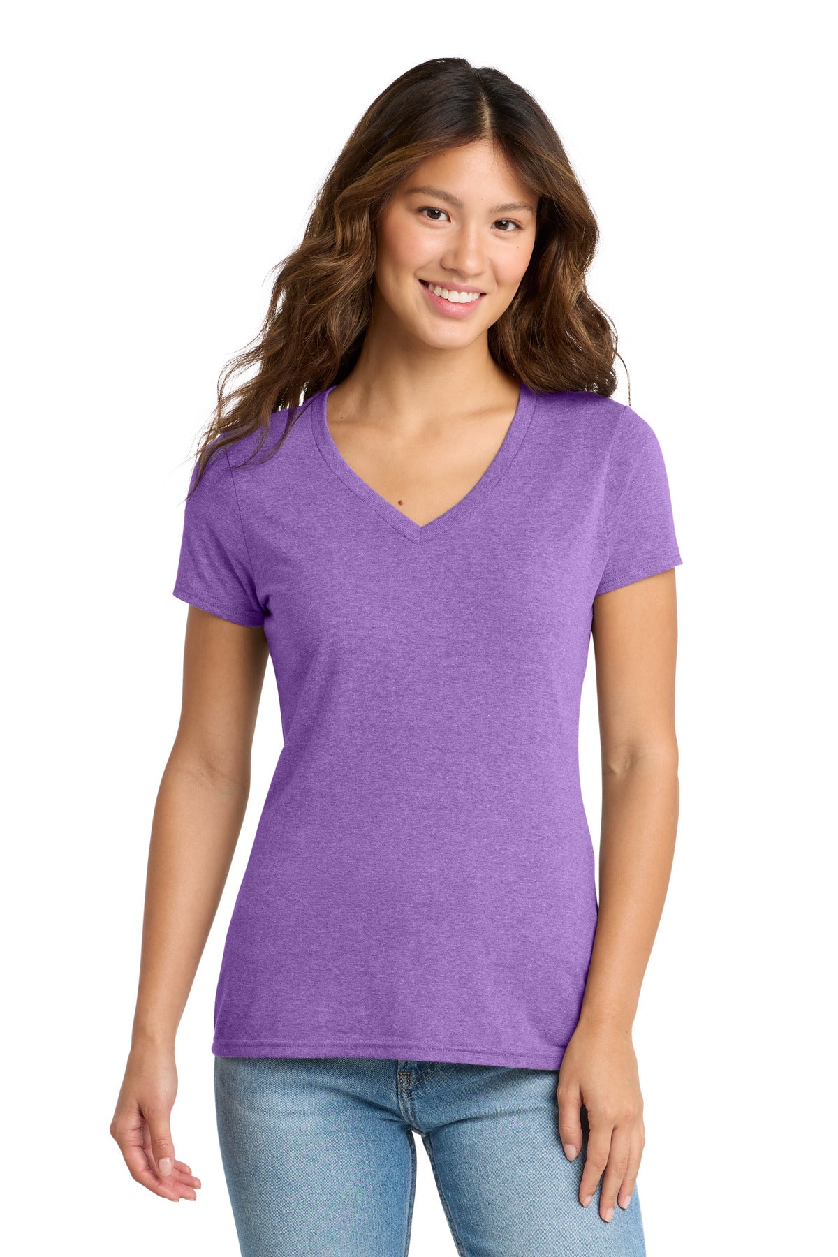 Port & Co™ Women's Tri-Blend V-Neck Tee. LPC330V