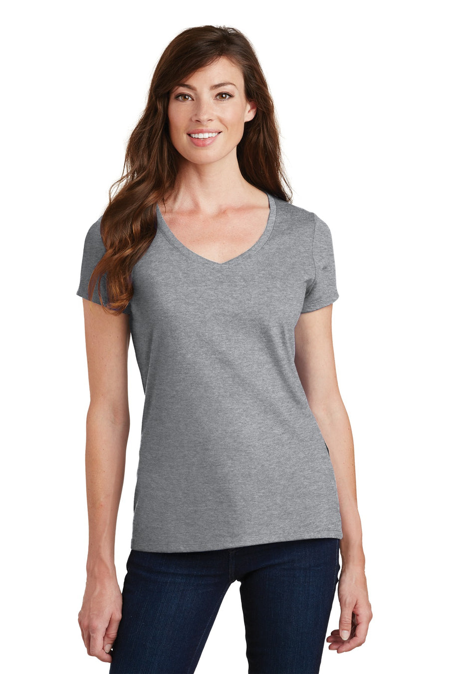 Port & Company® Women's Fan Favorite V-Neck Tee. LPC450V