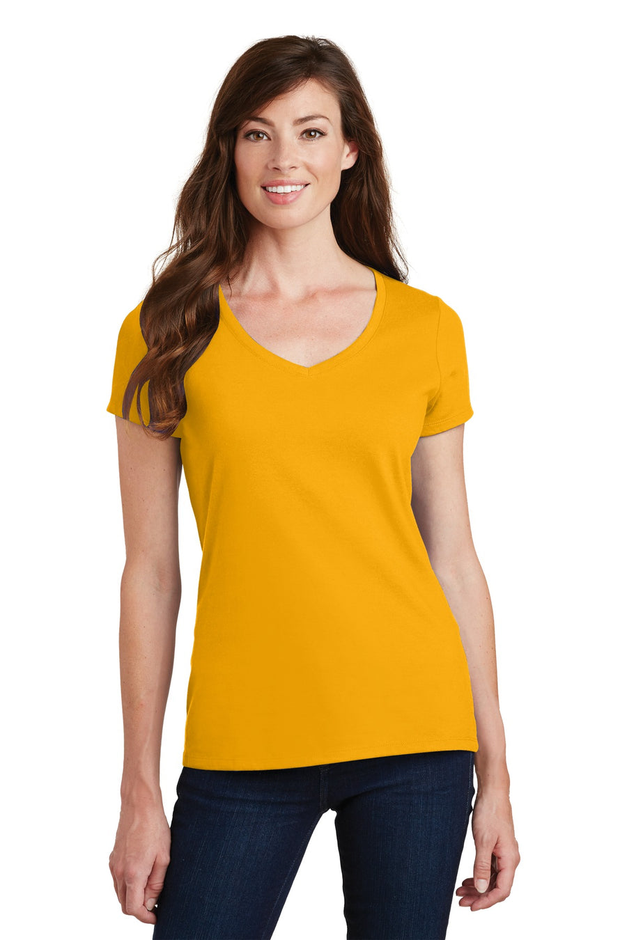 Port & Company® Women's Fan Favorite V-Neck Tee. LPC450V