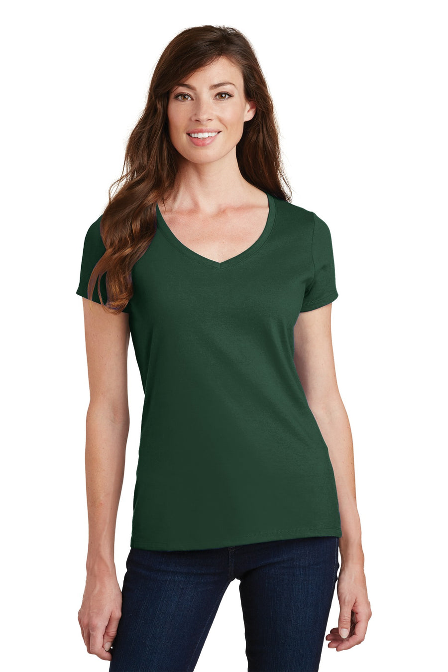 Port & Company® Women's Fan Favorite V-Neck Tee. LPC450V