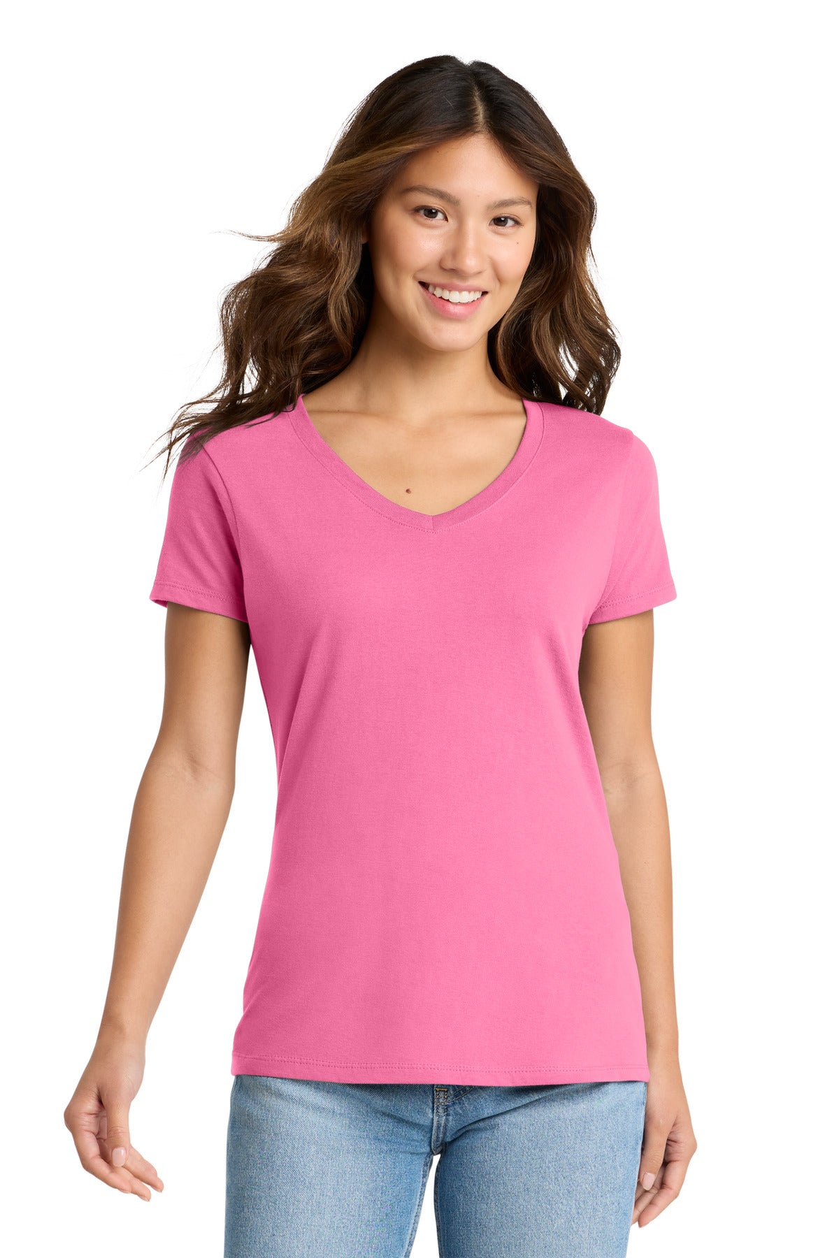 Port & Co™ Women's Fan Favorite V-Neck Tee. LPC450V
