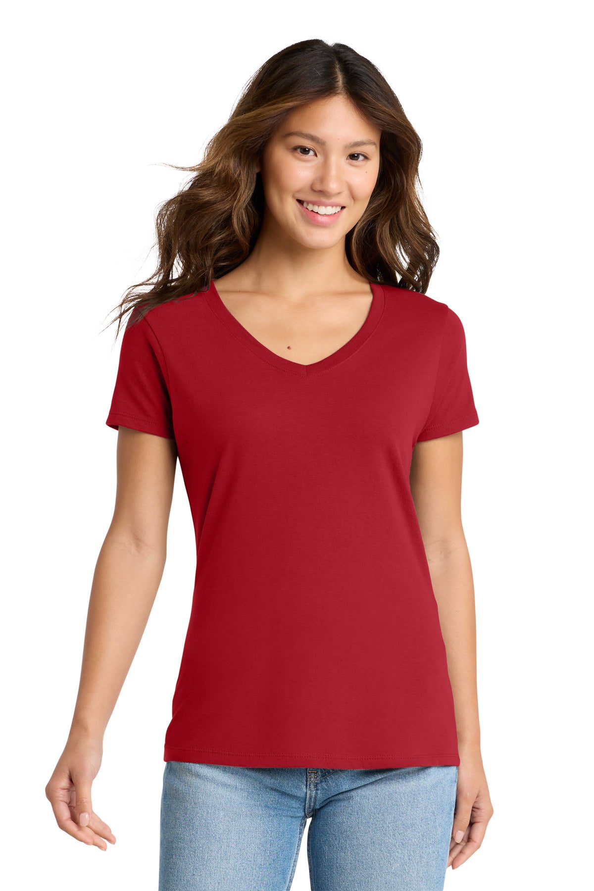 Port & Co™ Women's Fan Favorite V-Neck Tee. LPC450V