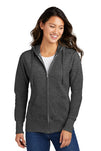 Port & Company® Women's Core Fleece Full-Zip Hooded Sweatshirt. LPC78ZH