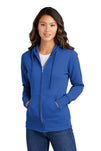 Port & Company® Women's Core Fleece Full-Zip Hooded Sweatshirt. LPC78ZH