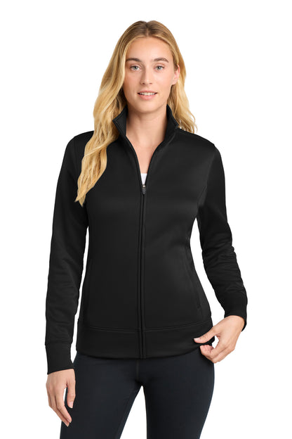 Sport-Tek® Women's Sport-Wick® Fleece Full-Zip Jacket.  LST241