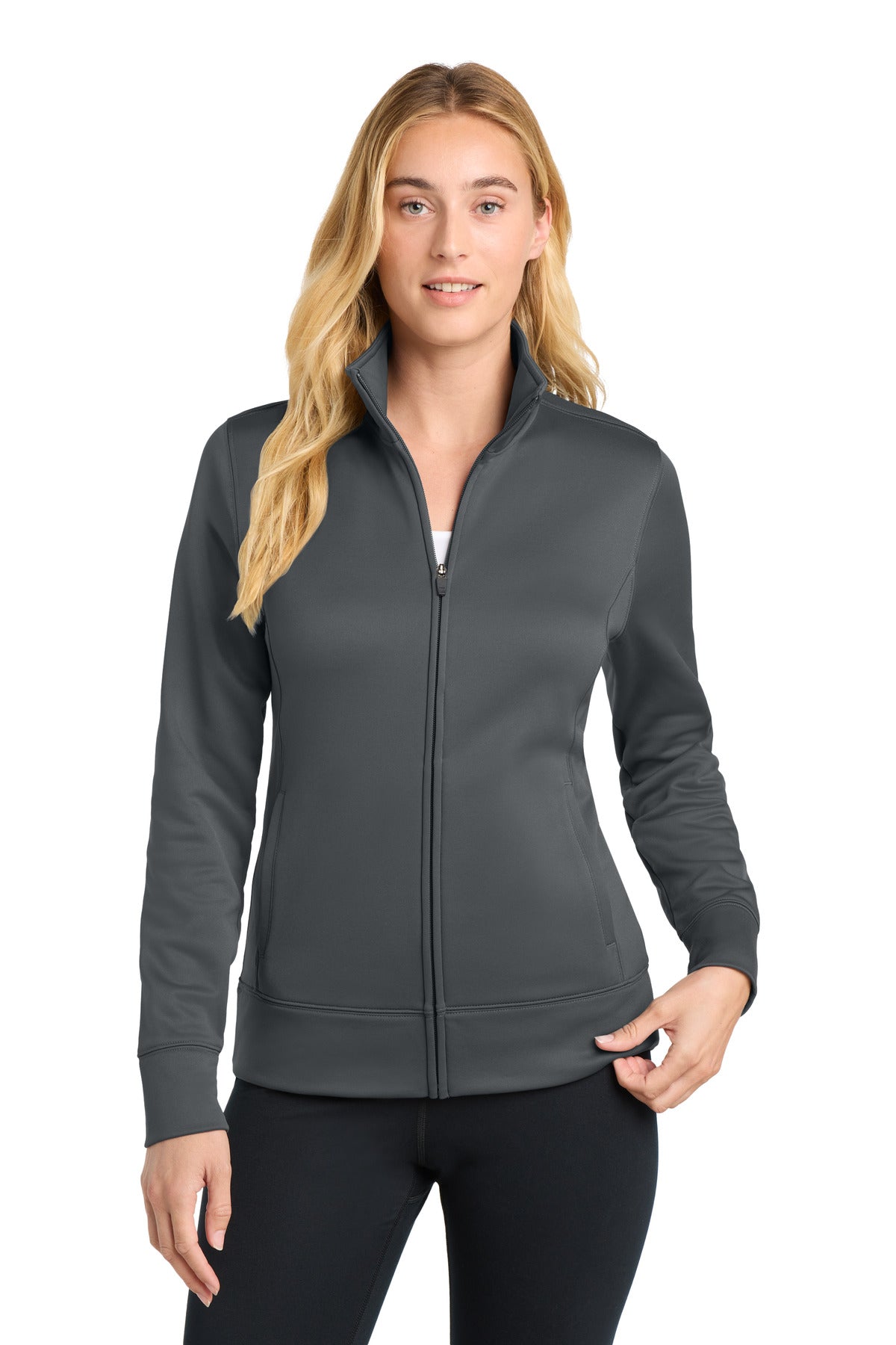Sport-Tek® Women's Sport-Wick® Fleece Full-Zip Jacket. LST241