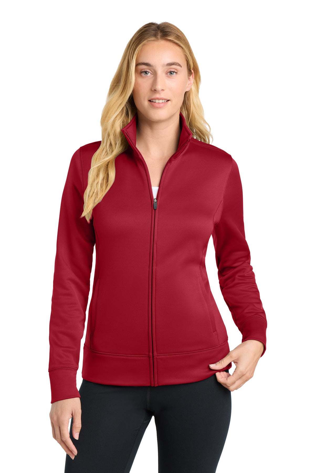 Sport-Tek® Women's Sport-Wick® Fleece Full-Zip Jacket. LST241