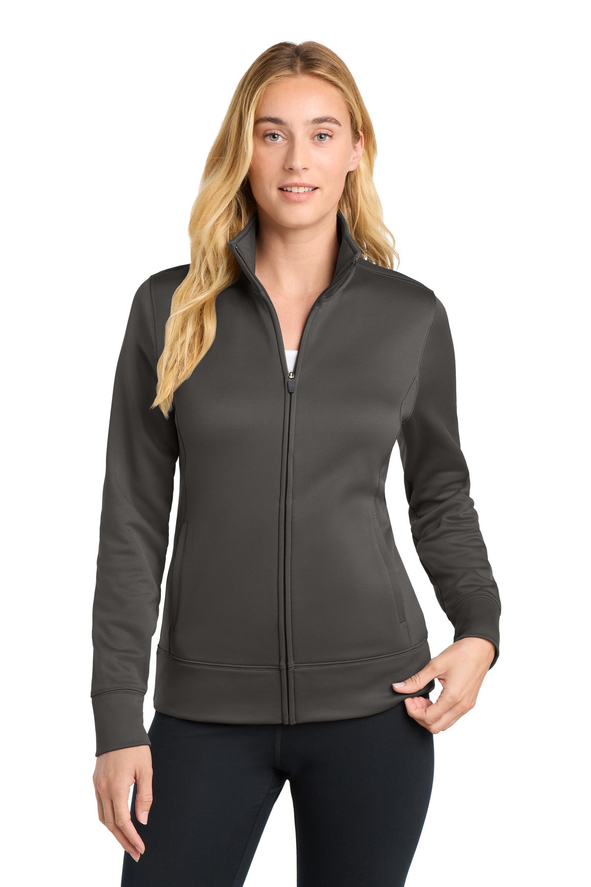 Sport-Tek® Women's Sport-Wick® Fleece Full-Zip Jacket. LST241