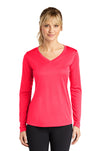 Sport-Tek® Women's Long Sleeve PosiCharge® Competitor® V-Neck Tee. LST353LS