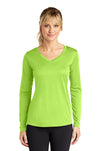 Sport-Tek® Women's Long Sleeve PosiCharge® Competitor® V-Neck Tee. LST353LS