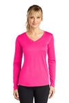 Sport-Tek® Women's Long Sleeve PosiCharge® Competitor® V-Neck Tee. LST353LS