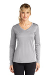 Sport-Tek® Women's Long Sleeve PosiCharge® Competitor® V-Neck Tee. LST353LS
