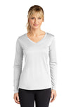 Sport-Tek® Women's Long Sleeve PosiCharge® Competitor® V-Neck Tee. LST353LS