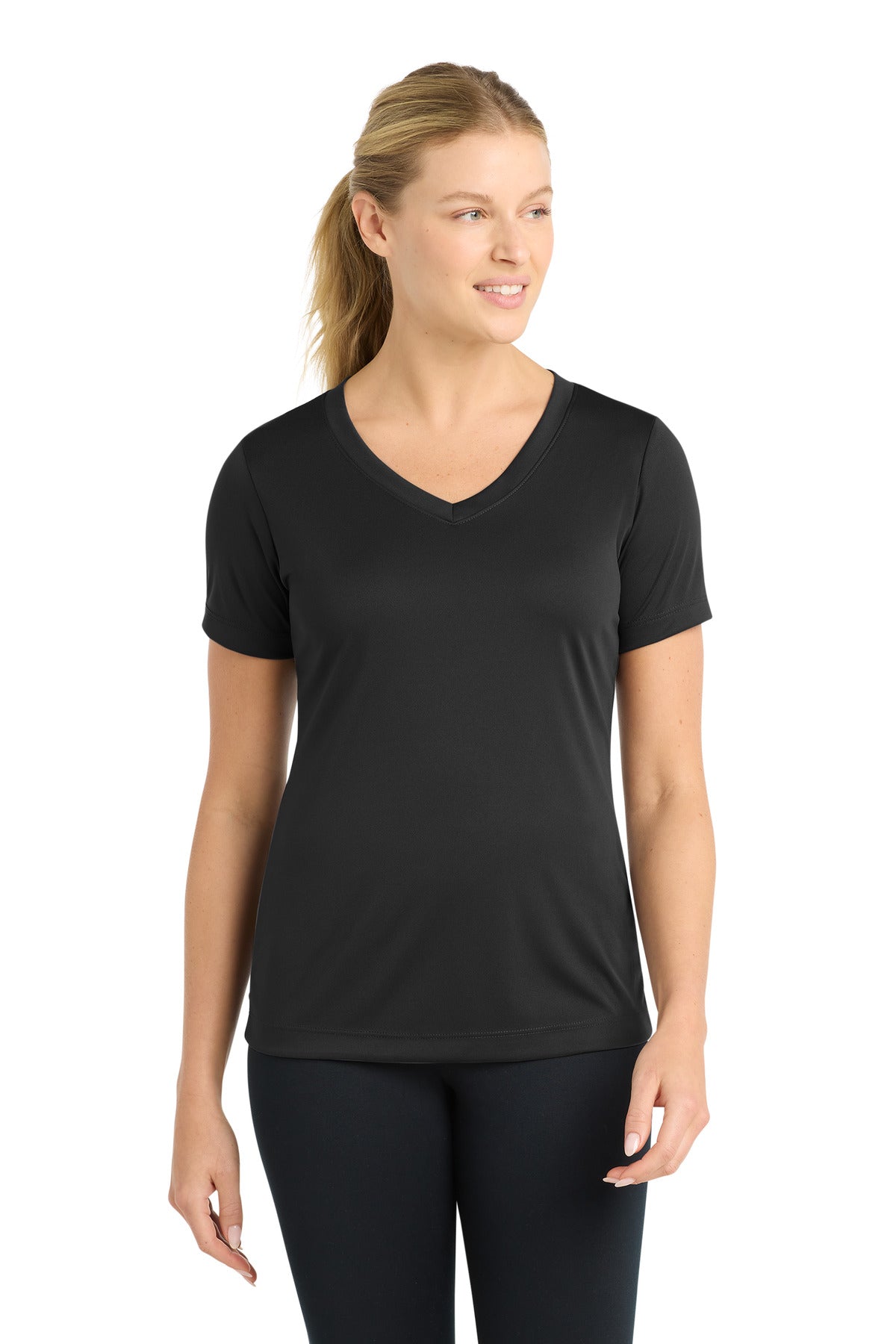 Sport-Tek® Women's PosiCharge® Competitor™ V-Neck Tee. LST353