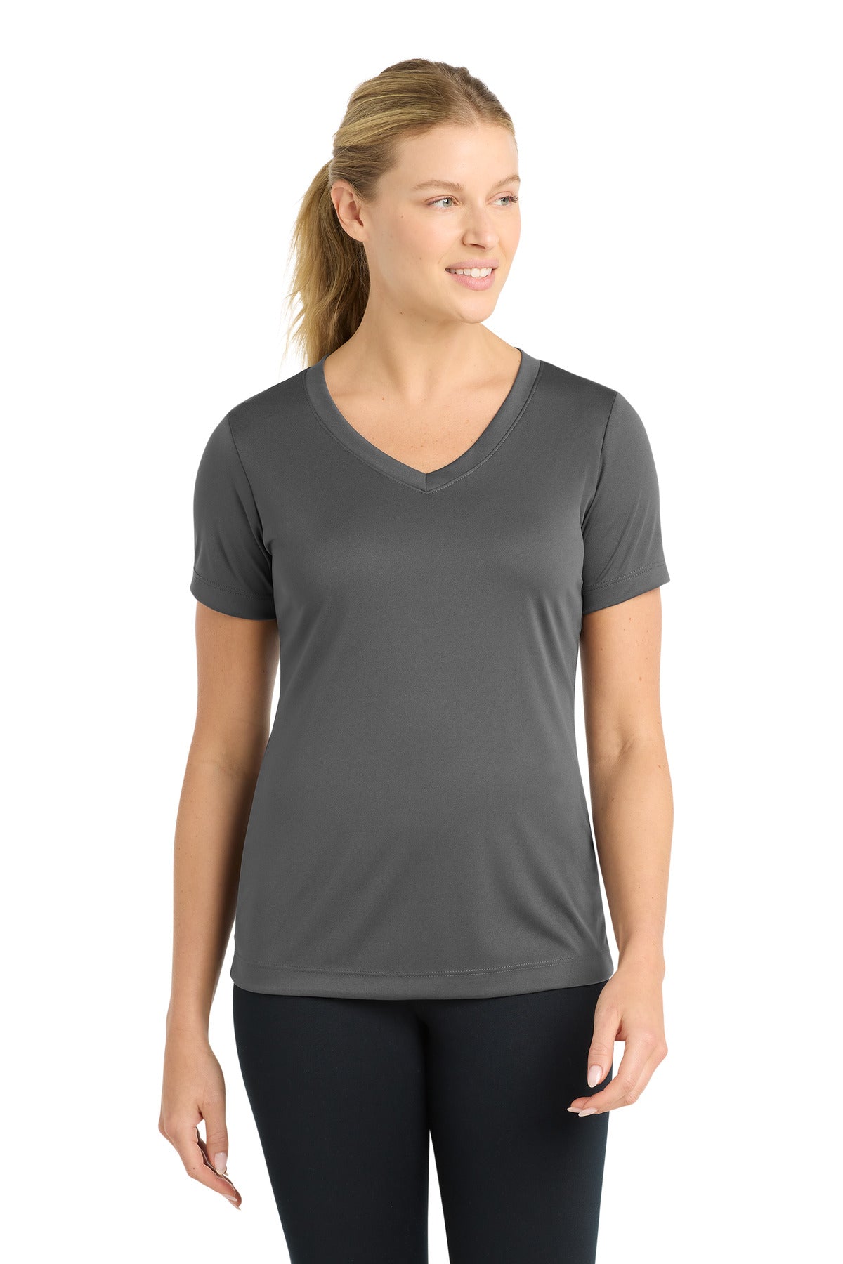 Sport-Tek® Women's PosiCharge® Competitor™ V-Neck Tee. LST353