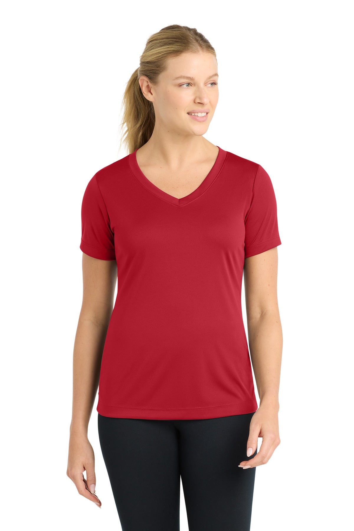 Sport-Tek® Women's PosiCharge® Competitor™ V-Neck Tee. LST353