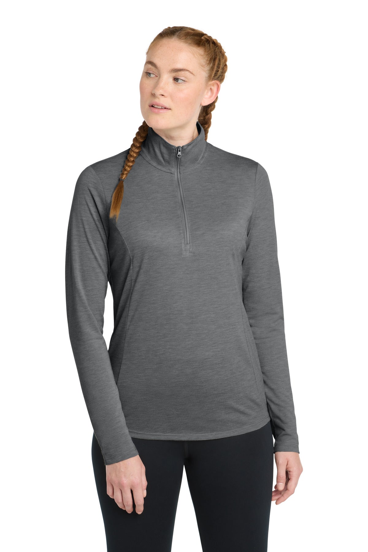 Sport-Tek ® Women's PosiCharge ® Tri-Blend Wicking 1/4-Zip