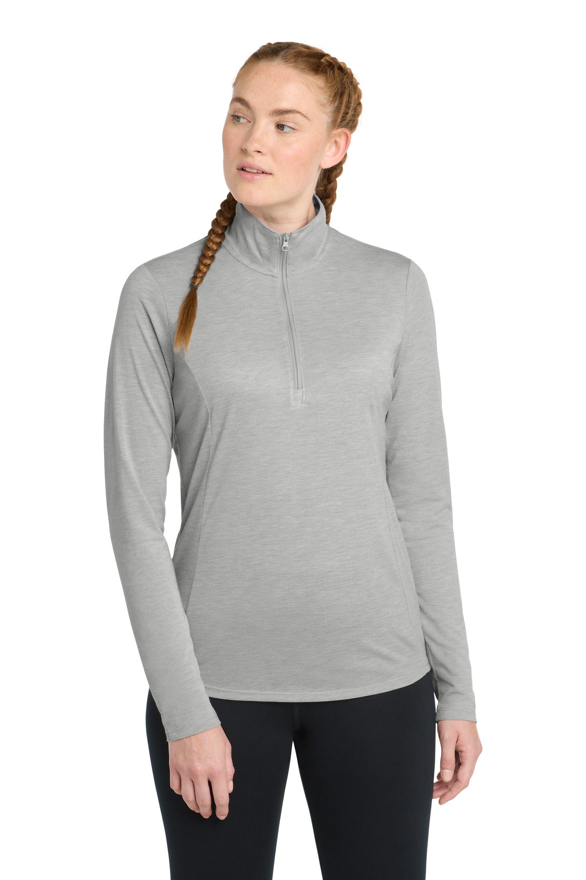 Sport-Tek ® Women's PosiCharge ® Tri-Blend Wicking 1/4-Zip