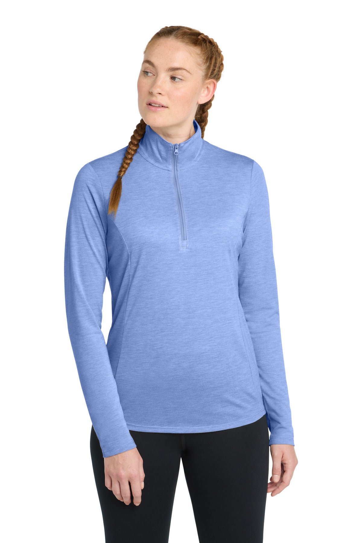 Sport-Tek ® Women's PosiCharge ® Tri-Blend Wicking 1/4-Zip
