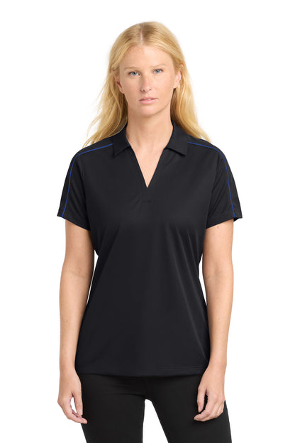 Sport-Tek® Women's Micropique Sport-Wick® Piped Polo. LST653