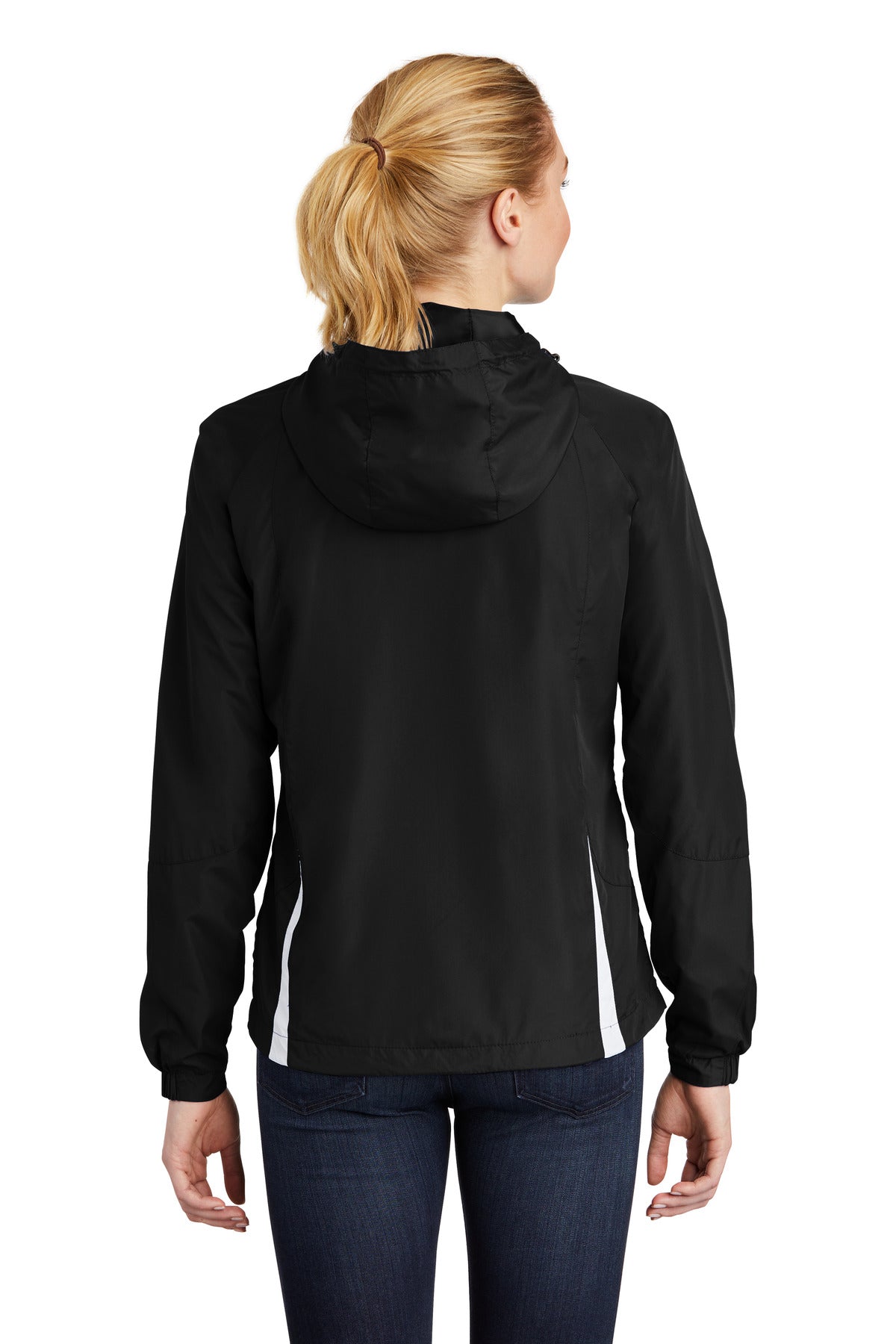 Sport-Tek® Women's Colorblock Hooded Raglan Jacket. LST76 – SanMar