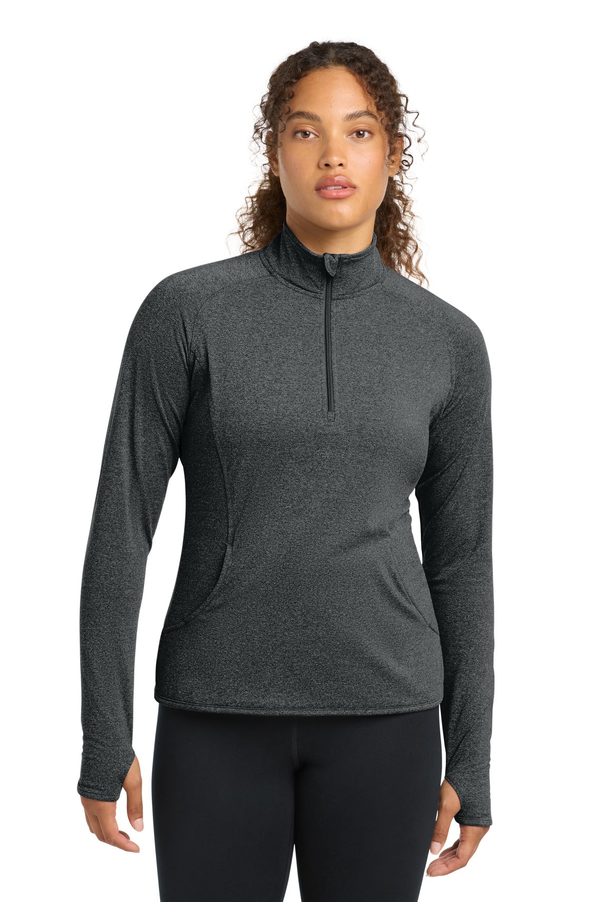 Sport-Tek® Women's Sport-Wick® Stretch 1/4-Zip Pullover. LST850
