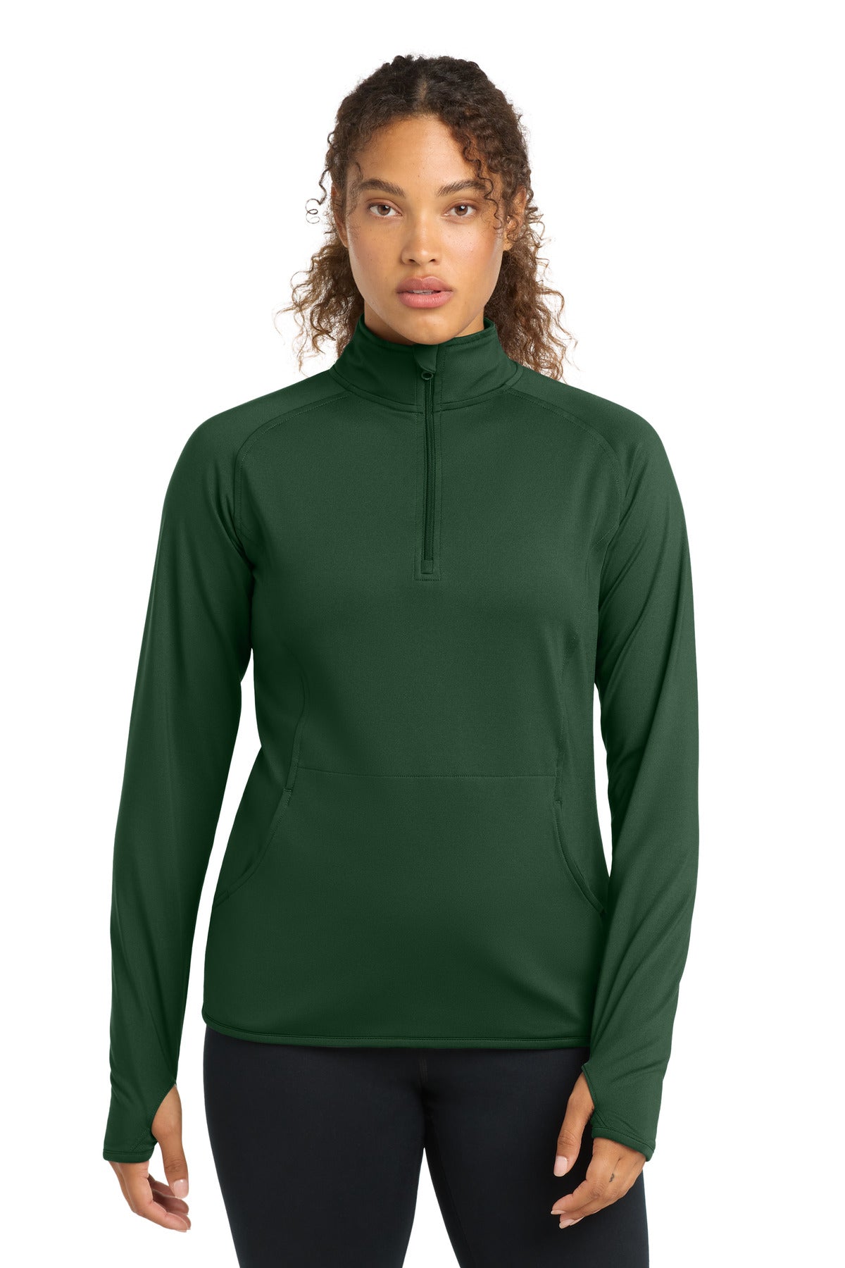 Sport-Tek® Women's Sport-Wick® Stretch 1/4-Zip Pullover. LST850