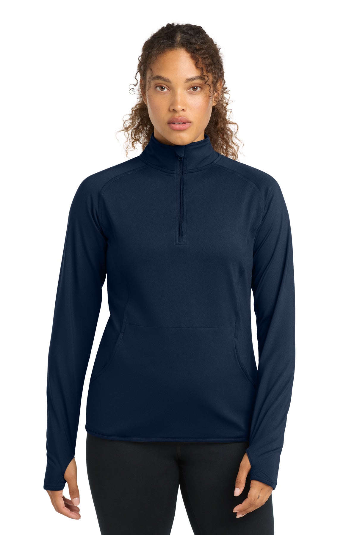 Sport-Tek® Women's Sport-Wick® Stretch 1/4-Zip Pullover. LST850