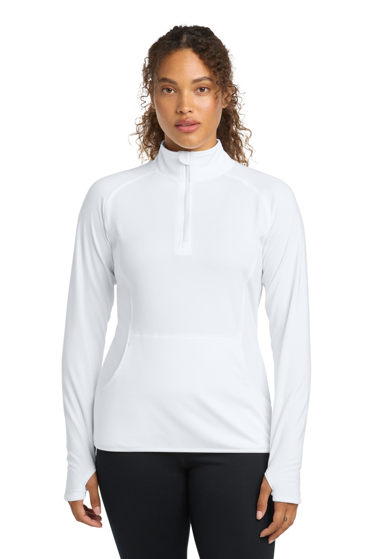 Sport-Tek® Women's Sport-Wick® Stretch 1/4-Zip Pullover. LST850