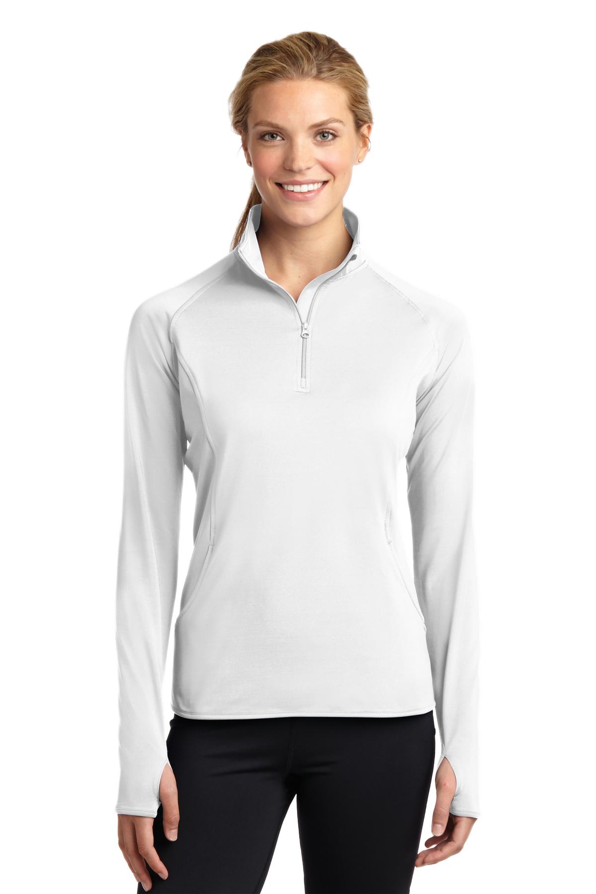Sport-Tek® Women's Sport-Wick® Stretch 1/4-Zip Pullover. LST850