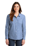 Port Authority® Women's Slub Chambray Shirt. LW380