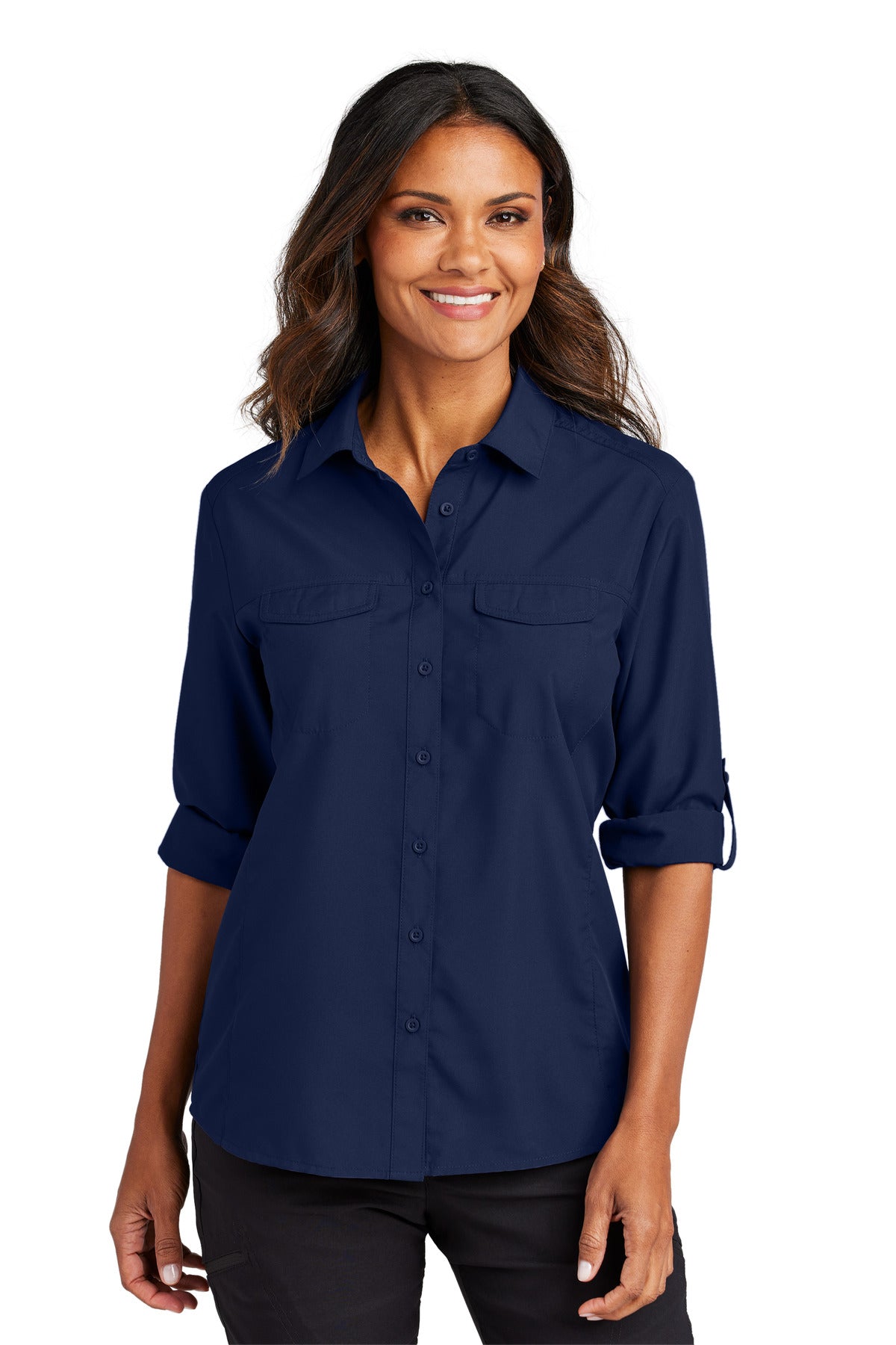 Port Authority® Women's Long Sleeve UV Daybreak Shirt LW960