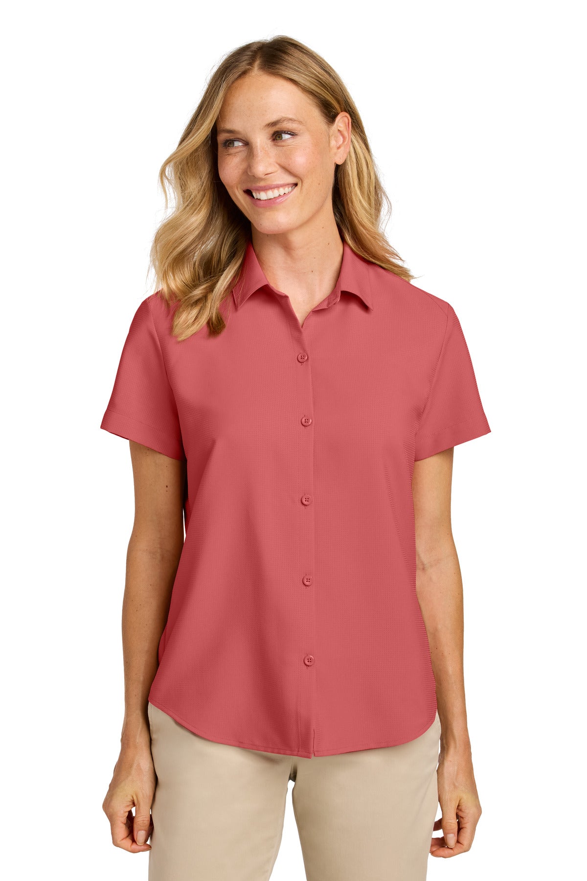 Port Authority® Women's Short Sleeve UV Dockside Shirt LW963