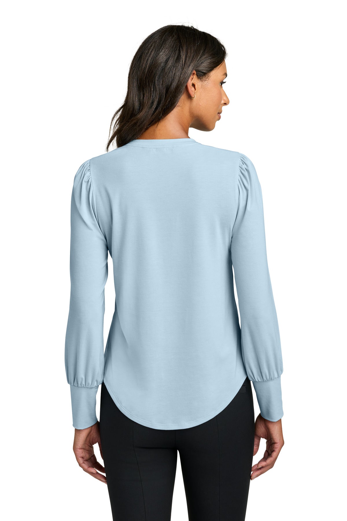 STONE  22aw ヘビーウェイトカットソー S Mercer+Mettle® Women's Stretch Jersey Long Sleeve Blouson Top