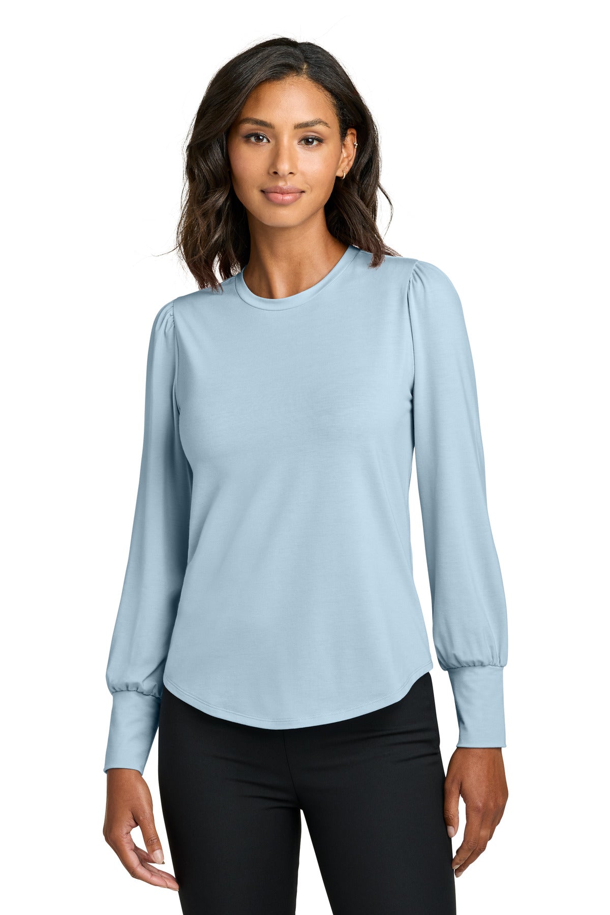 Mercer+Mettle® Women's Stretch Jersey Long Sleeve Blouson Top