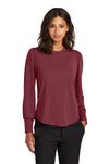 Mercer+Mettle? Women's Stretch Jersey Long Sleeve Blouson Top MM1019